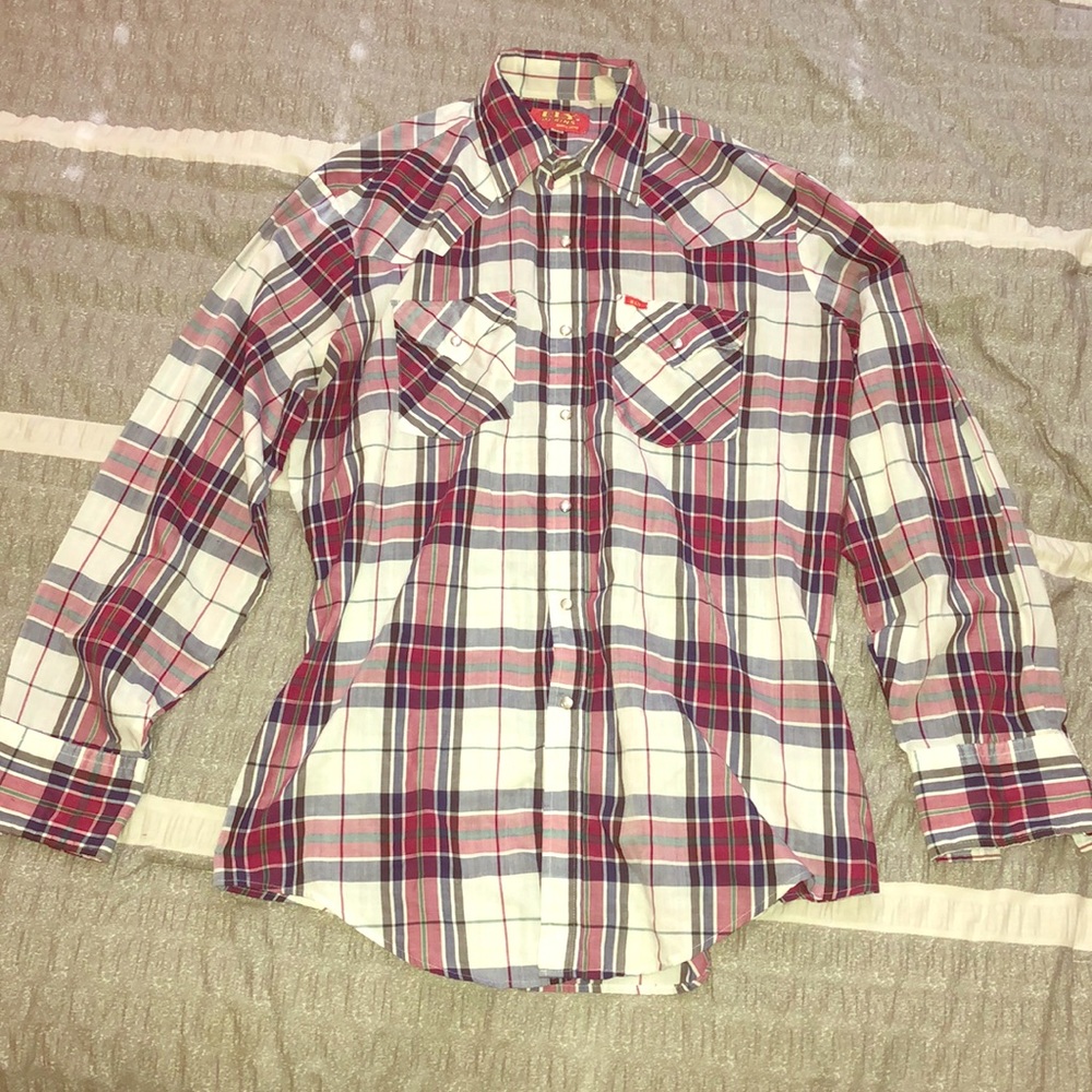 Vintage Ely Plains Western wear shirt men’s Large